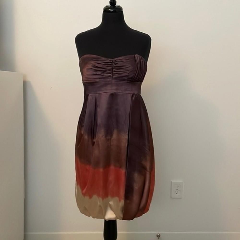 Aidan Maddox Strapless Cocktail Dress SZ 8 EUC